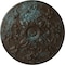 Ekena Millwork Baile Ceiling Medallion (Fits Canopies up to 6"), 31 1/4"OD x 2 1/4"P, Bronze Blue Patina CM31BABBS - alternate 1